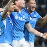 Les joueurs de Naples espèrent avoir de quoi jubiler KEYSTONE/EPA/CESARE ABBATE
